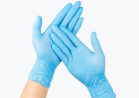 Bột miễn phí dùng một lần Thiết bị y tế Găng tay kiểm tra nitrile với kết cấu ngón tay